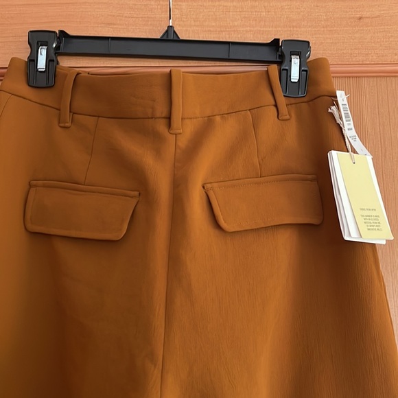 NWT-Aritzia Wilfred Bridger pant in rich chestnut. Size 8 - Picture 3 of 8